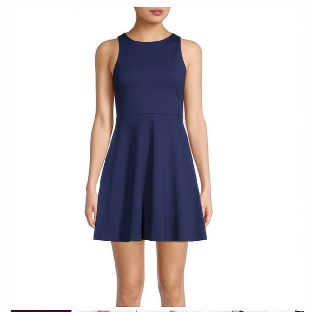 Susana Monaco XS nwt navy blue dress